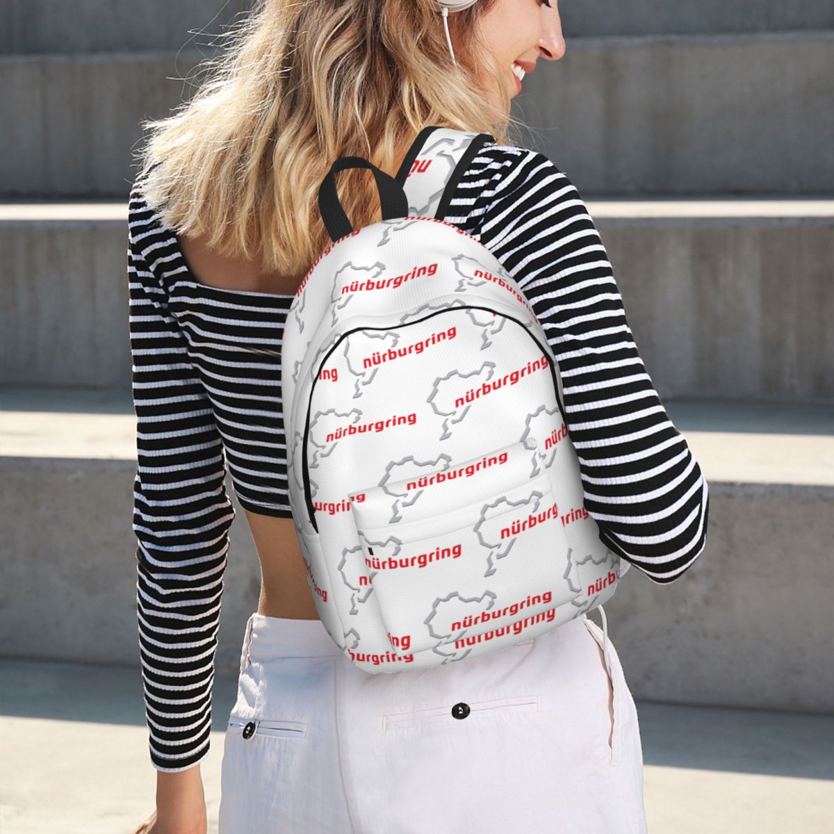 Women Bags Germany - Race Track Germany Nurburgring Backpack Diskon