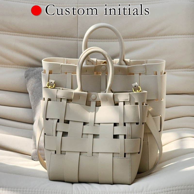 Women Bags On Sale - Tas Tote Kulit Asli Inisial Kustom