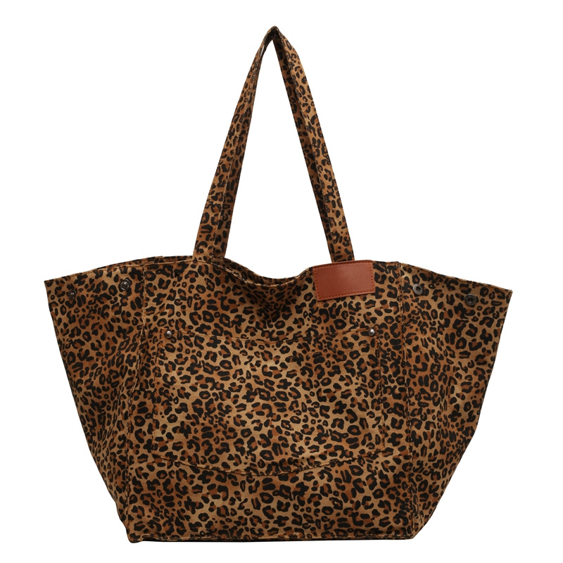 Tas Tote Motif Leopard Tas Bah - Women'S Vegan Bags ulasan dan harga