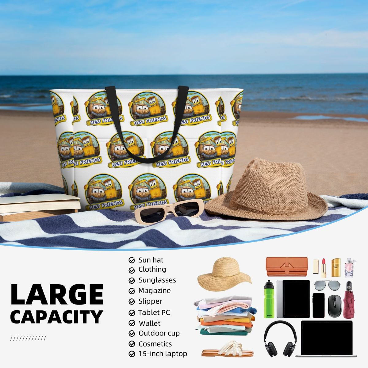 Tas Tote Pantai Stinky And Dir - Women'S Best Bags For Travel ulasan dan harga
