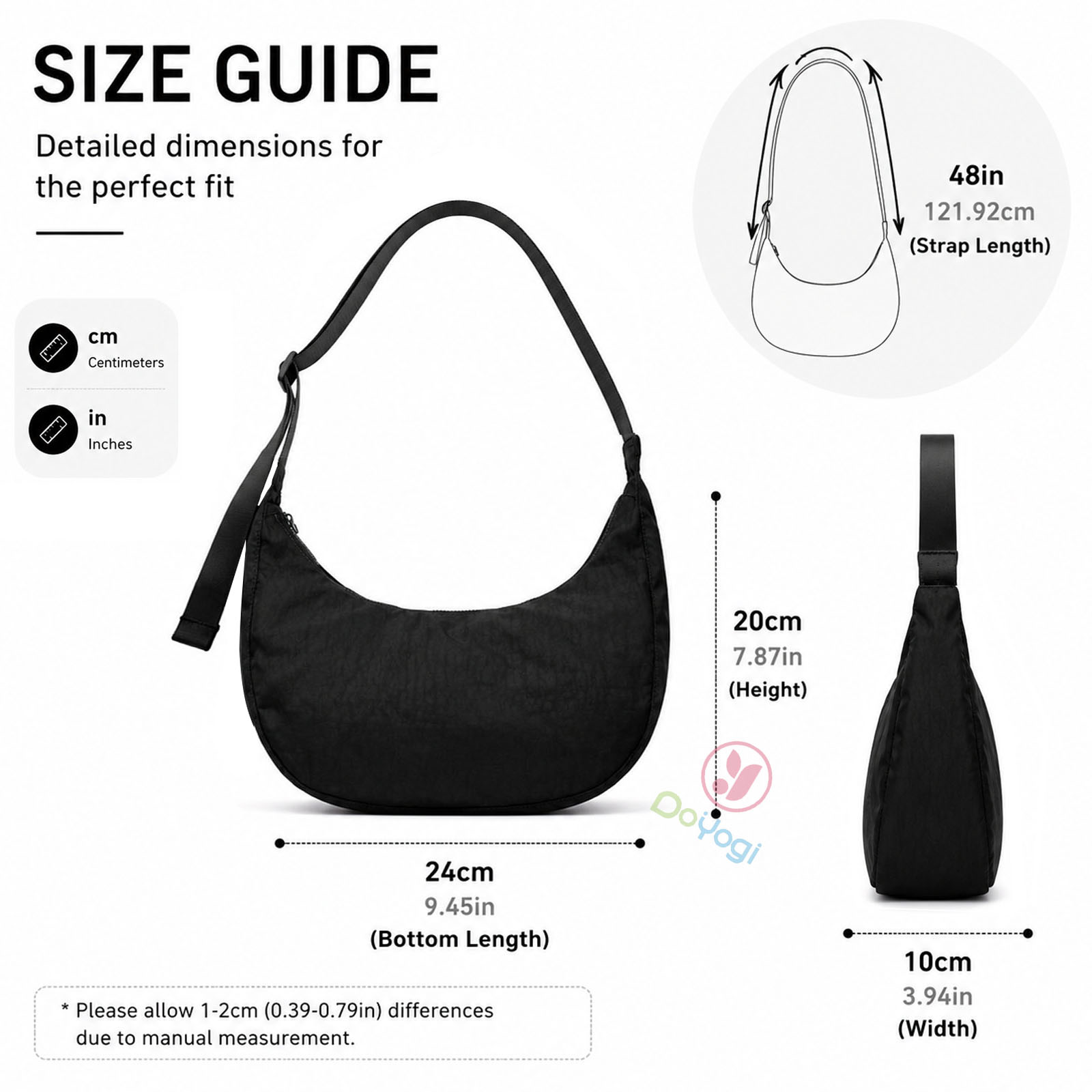 Tas Selempang Bulat Setengah B - Women Bags Zip ulasan dan harga
