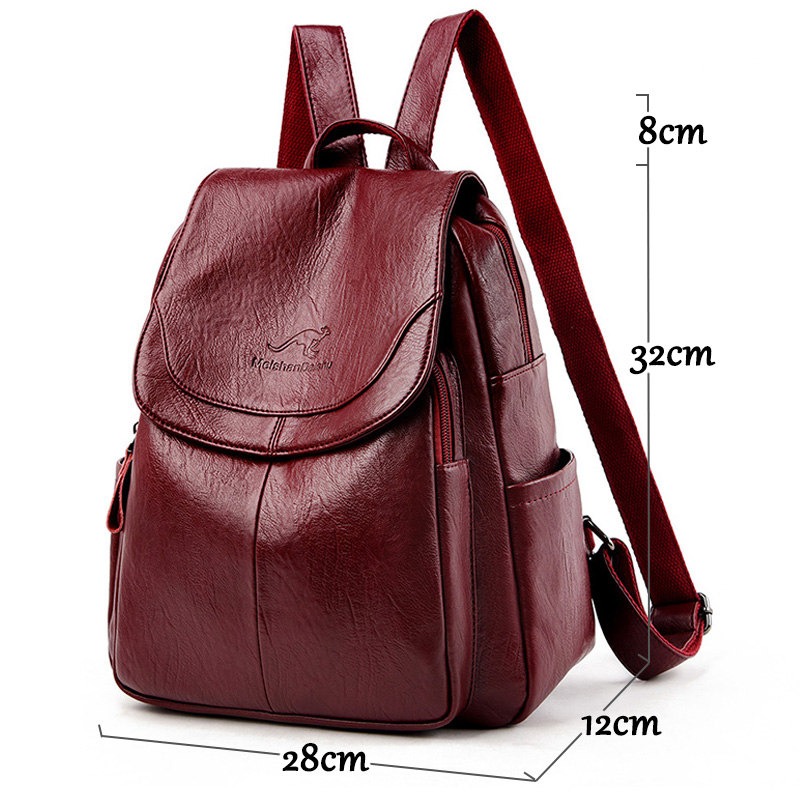 Ransel Kulit Lembut Vintage un - Women'S Vegan Bags ulasan dan harga