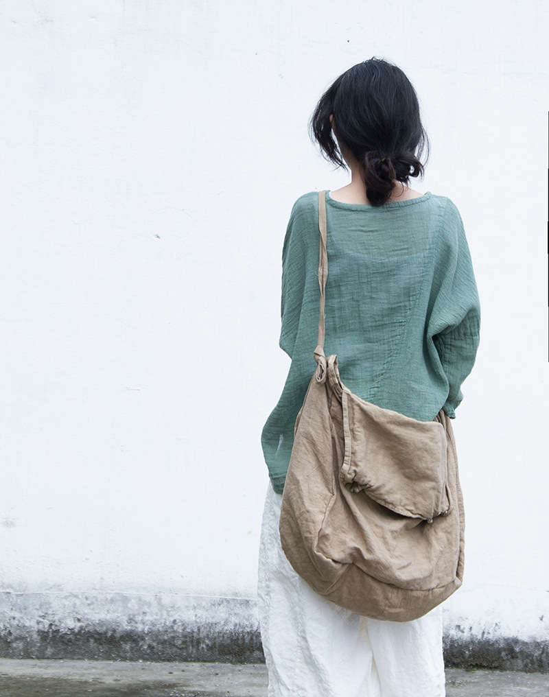 UMI MAO tas katun Linen gaya H - Women'S Best Bags For Travel ulasan dan harga
