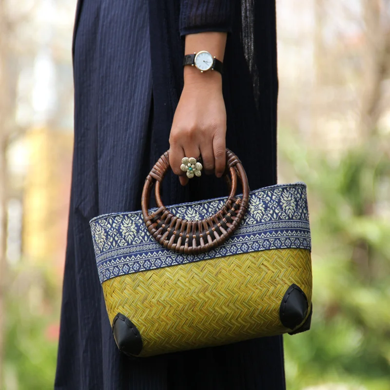 Tas Anyaman Bambu Buatan Tanga - Women Bags Vietnam ulasan dan harga