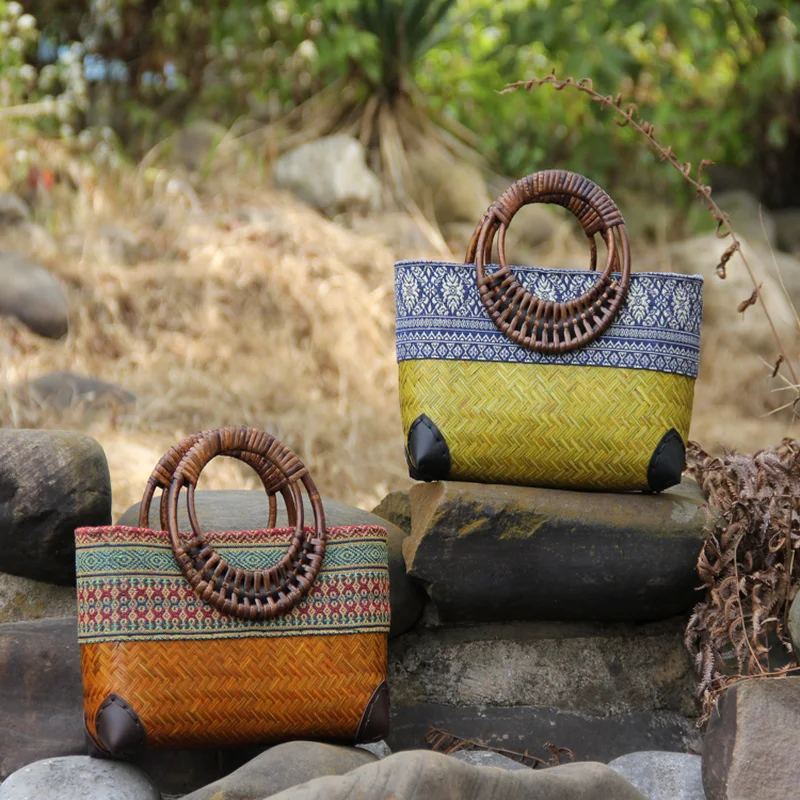 Tas Anyaman Bambu Buatan Tanga - Women Bags Vietnam ulasan dan harga