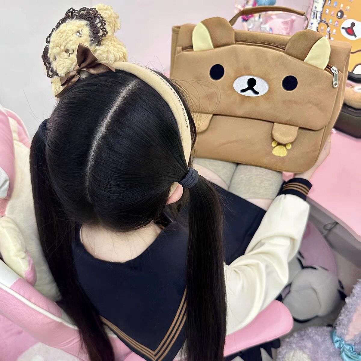 Ransel Beruang Kartun Tas Sera - Women'S Japanese Bags ulasan dan harga