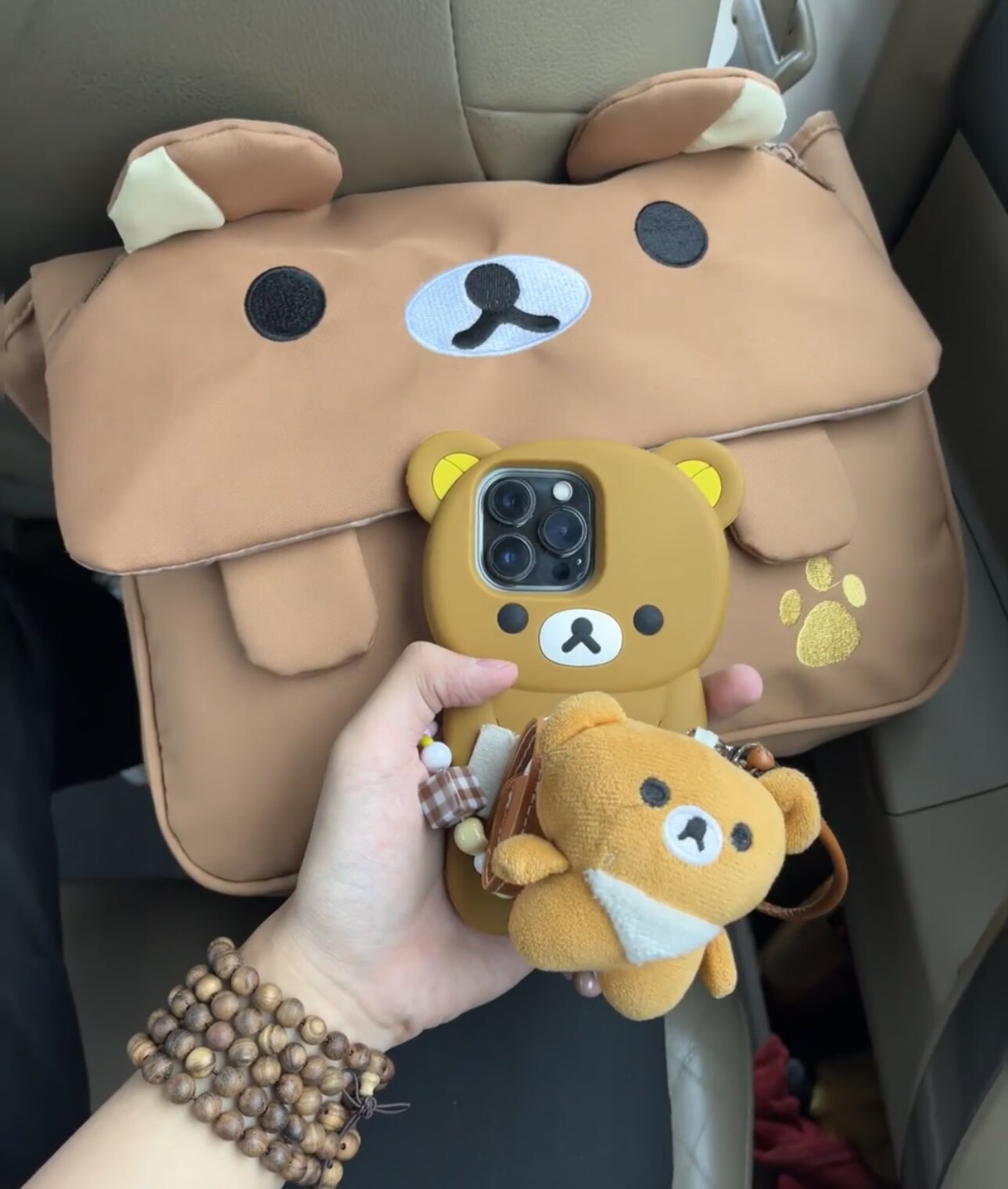 Ransel Beruang Kartun Tas Sera - Women'S Japanese Bags ulasan dan harga