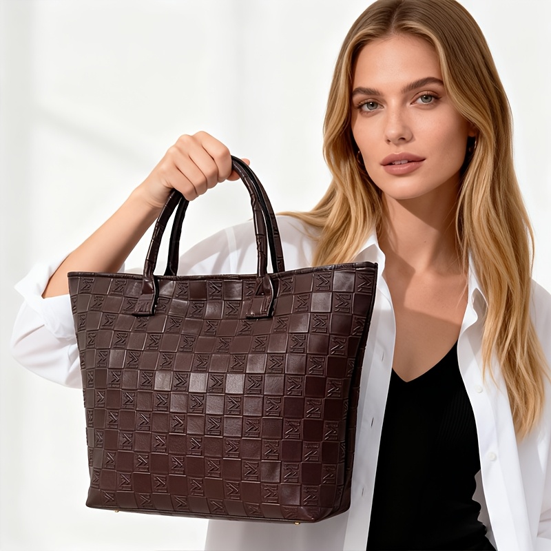 Tas Tote Wanita Motif Quilted  - Women'S Vegan Bags ulasan dan harga