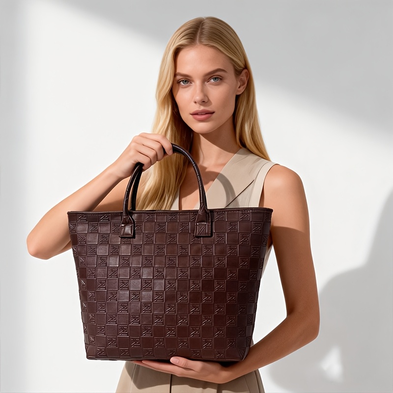 Tas Tote Wanita Motif Quilted  - Women'S Vegan Bags ulasan dan harga