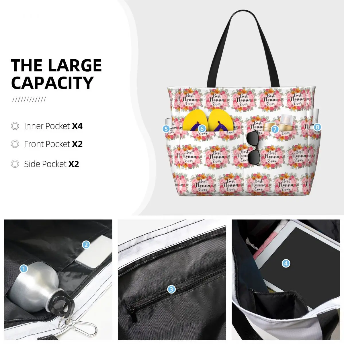Best Nonna Ever - Tas Tote Pan - Women'S Best Bags For Travel ulasan dan harga