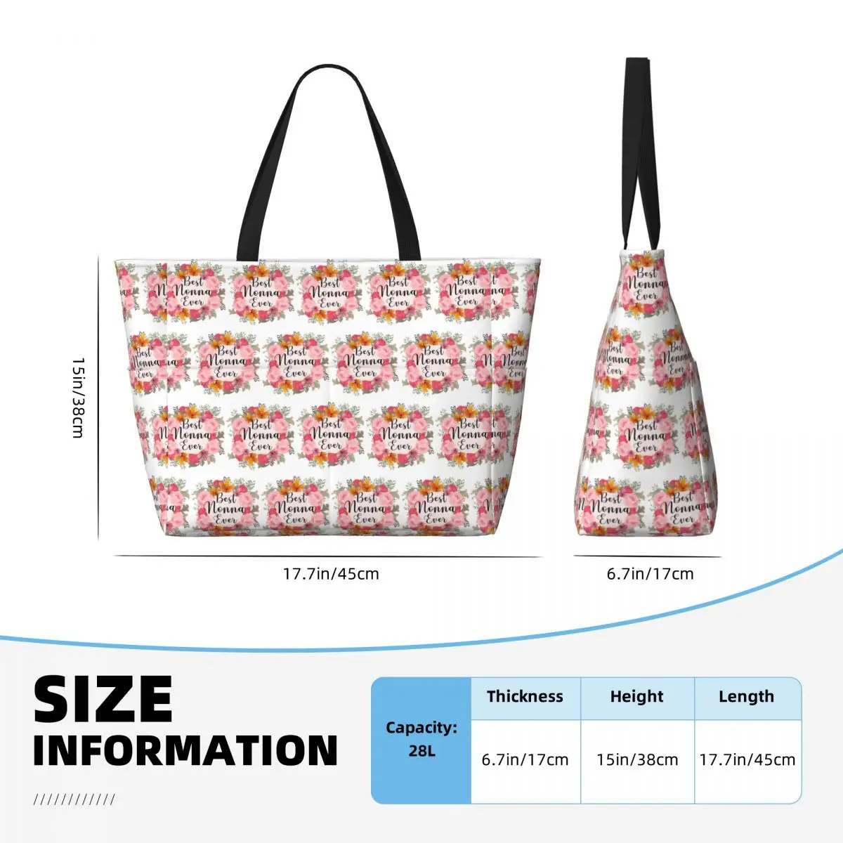 Best Nonna Ever - Tas Tote Pan - Women'S Best Bags For Travel ulasan dan harga