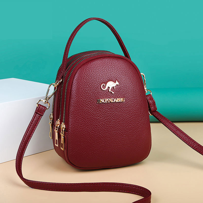 Tas Mini Tote Kulit PU Chic Be - Women Bags Zip ulasan dan harga