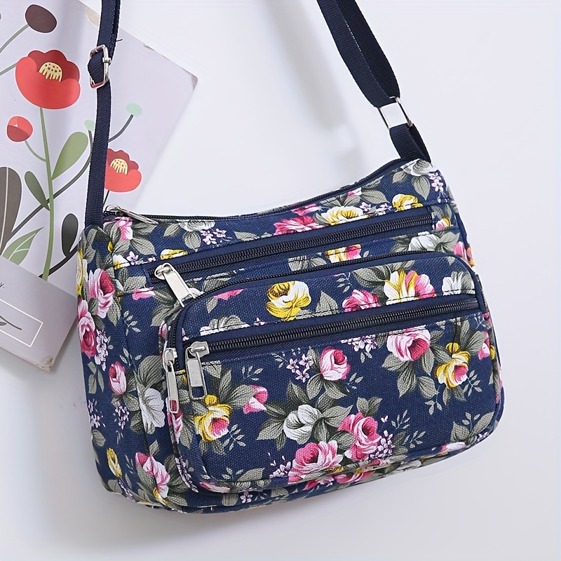 Tas Selempang Bermotif Bunga y - Women Bags Zip ulasan dan harga