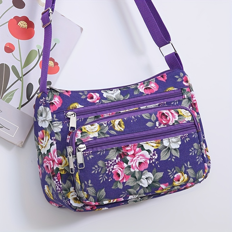 Tas Selempang Bermotif Bunga y - Women Bags Zip ulasan dan harga