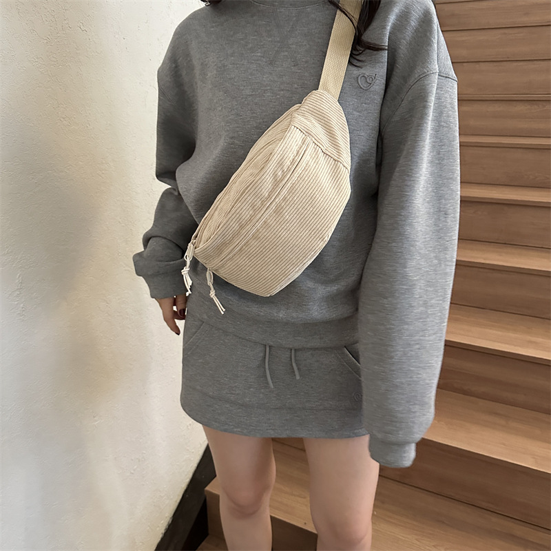 Tas Pinggang Wanita Bahan Cord - Women'S Bum Bags ulasan dan harga
