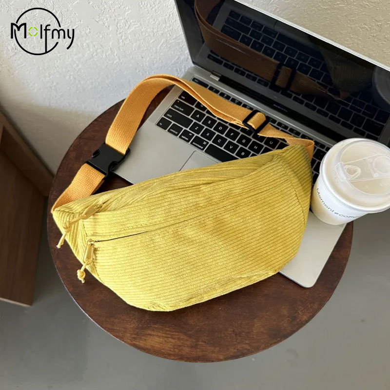 Tas Pinggang Wanita Bahan Cord - Women'S Bum Bags ulasan dan harga