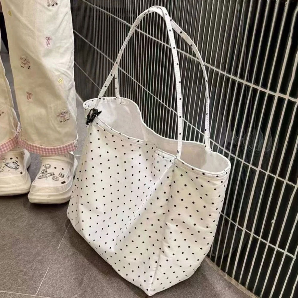 Tas Kanvas Polkadot Baru Berka - Women Bags On Sale ulasan dan harga