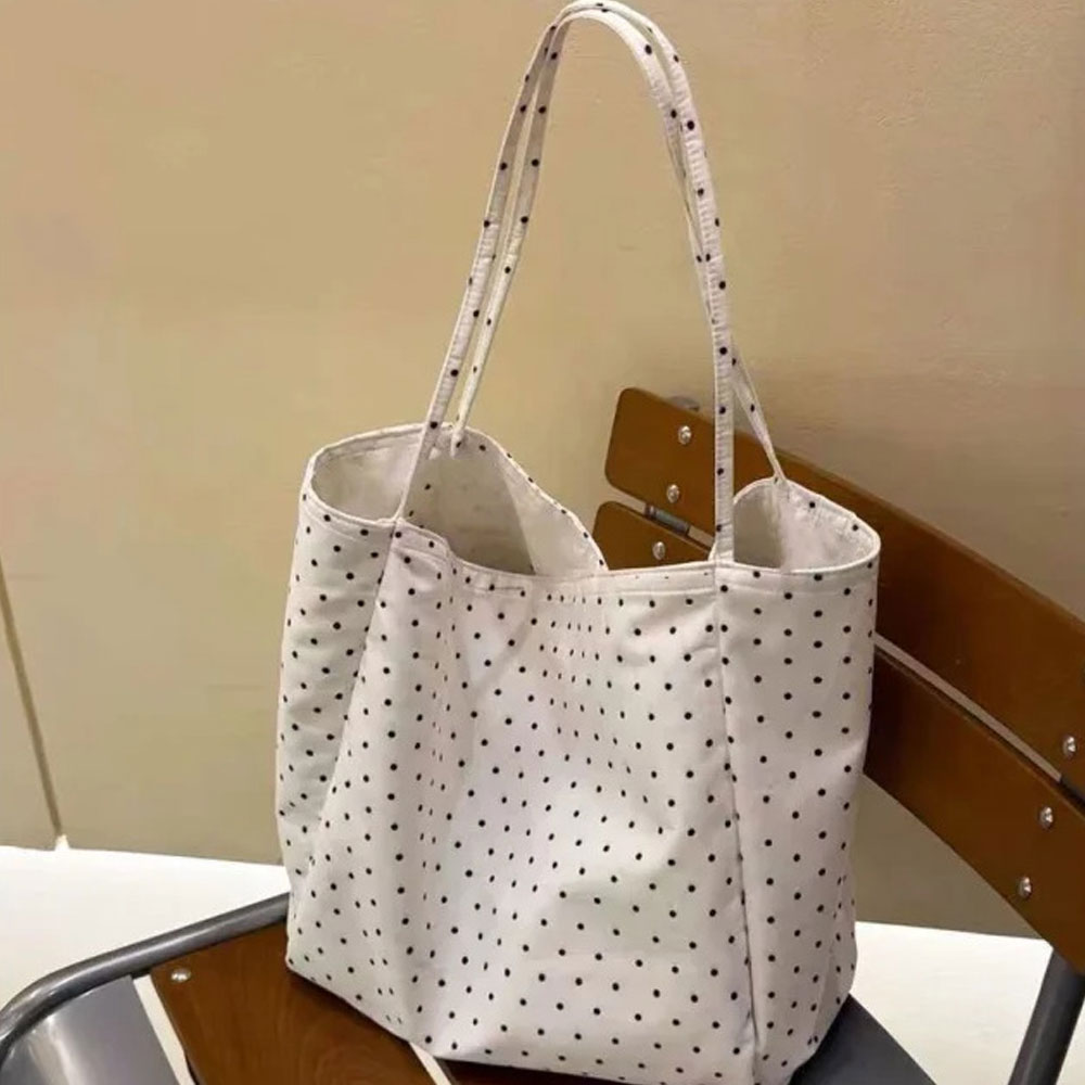 Tas Kanvas Polkadot Baru Berka - Women Bags On Sale ulasan dan harga