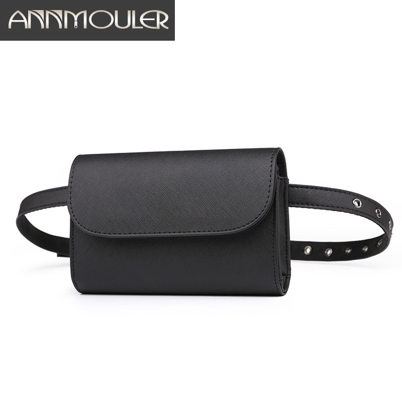 Annmouler Warna Solid Pinggang - Women'S Bum Bags ulasan dan harga