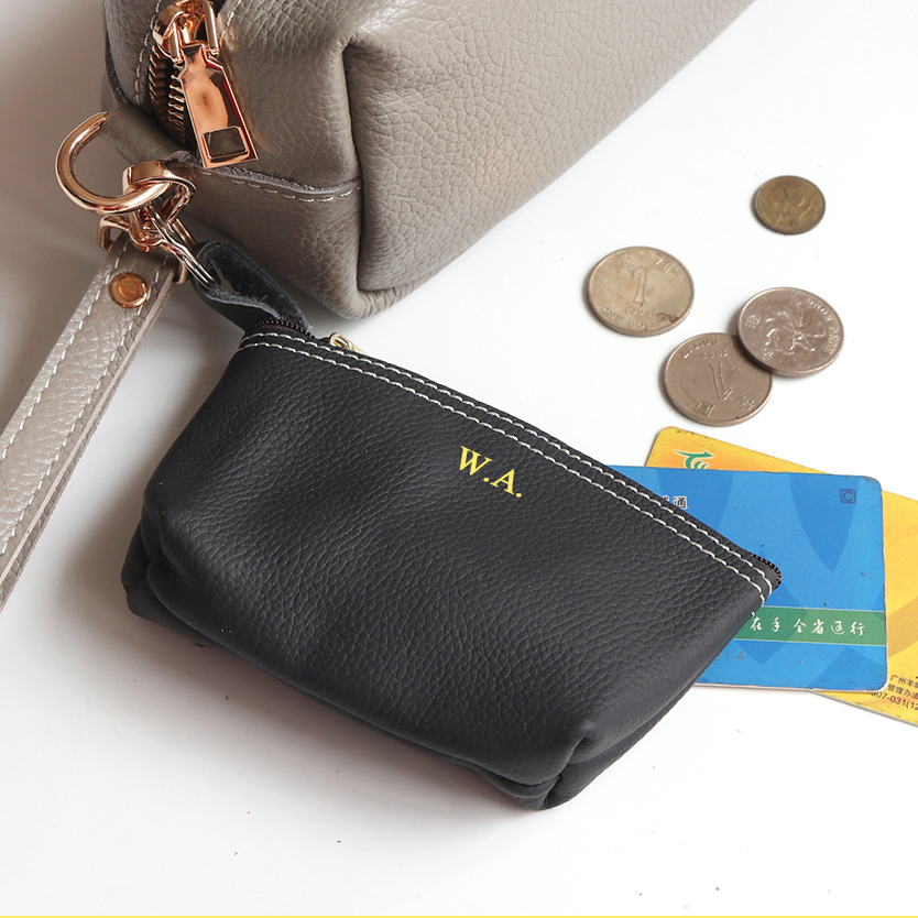 Dompet koin kulit sapi, dompet - Women Bags Zip ulasan dan harga